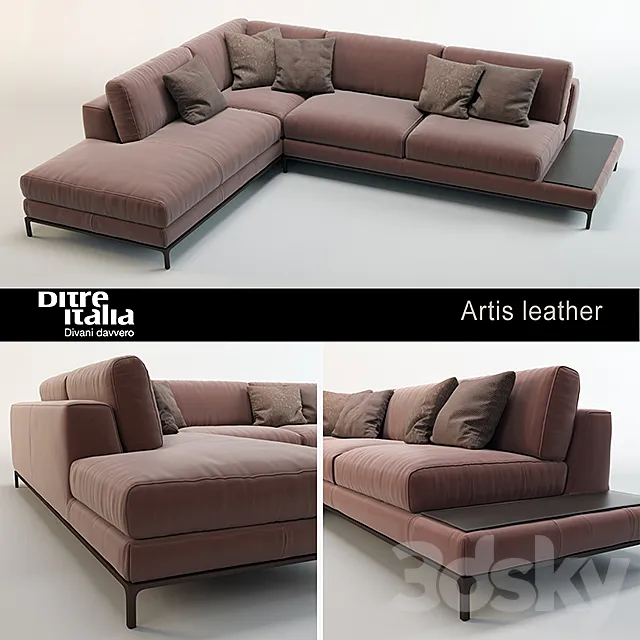 Sofa Artis Leather _ Ditre Italia 3DS Max Model