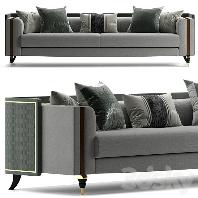 Sofa aston martini 3ds Max