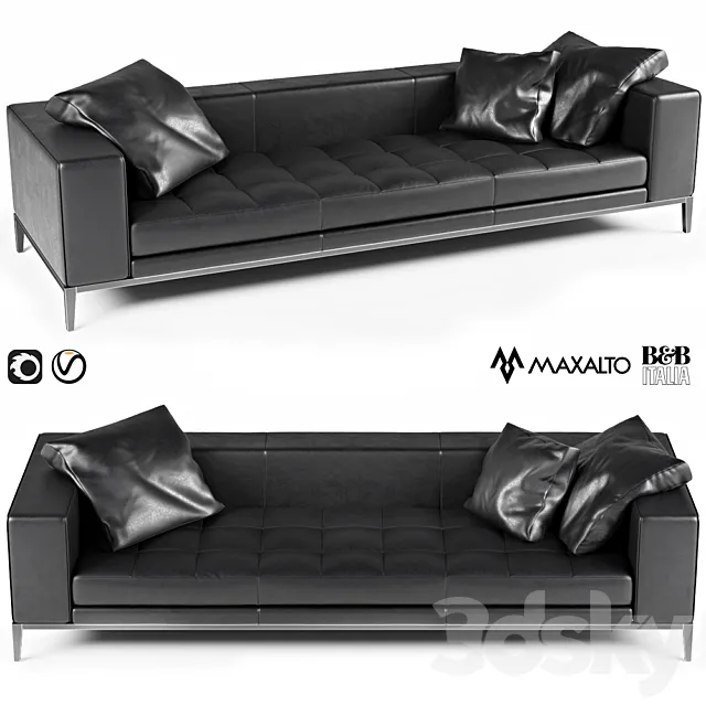 Sofa B & B Italia Maxalto Simplex 3DS Max Model