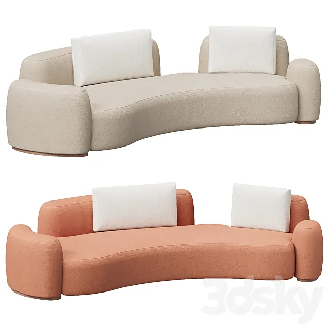 Sofa BABA by GISBERTPOPOEPPLER 3ds Max