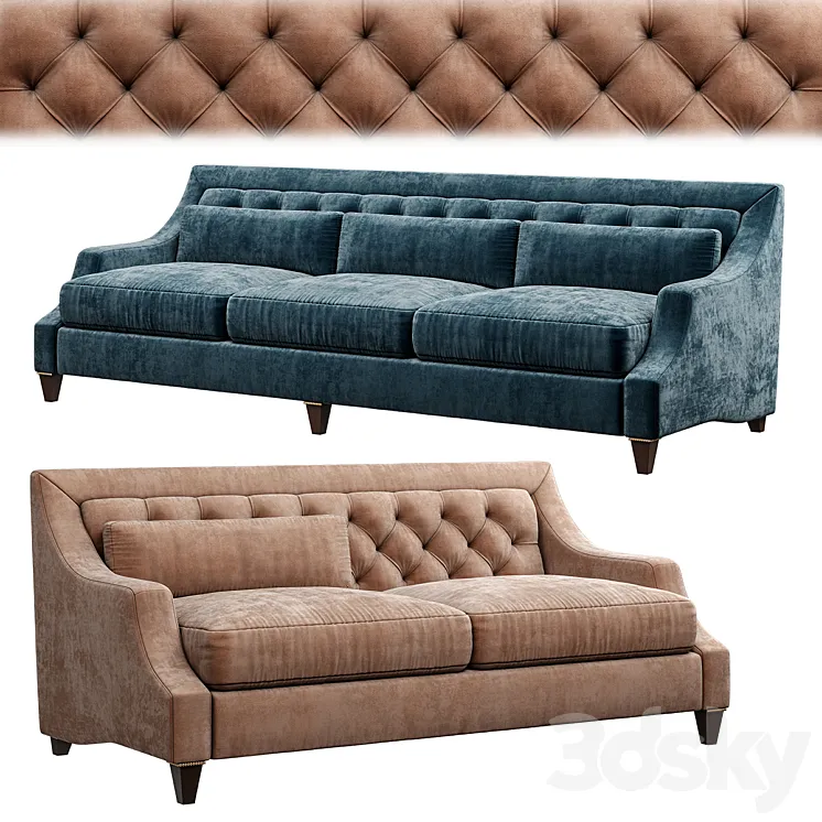 Sofa BAKER Max Tufted 3DS Max