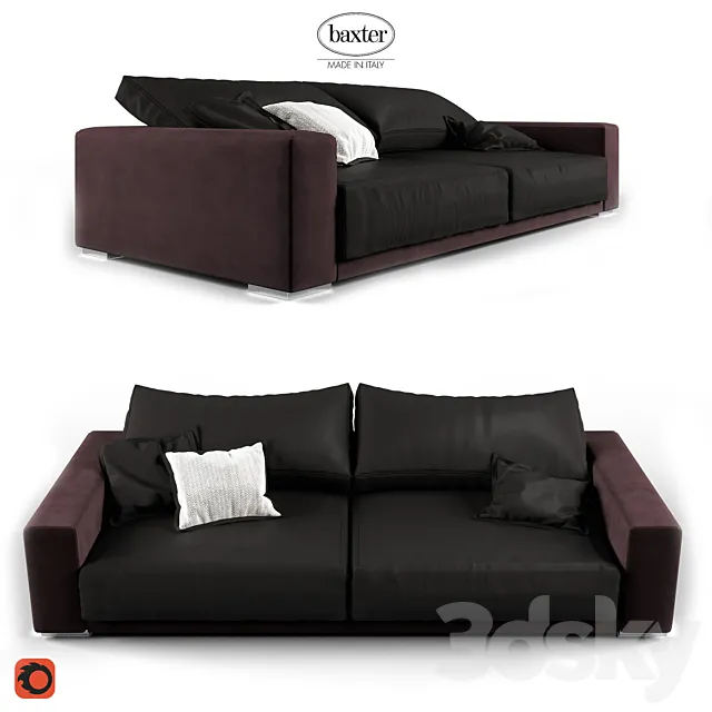 Sofa BAXTER BUDAPEST 3DS Max Model