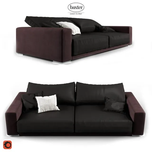 Sofa BAXTER BUDAPEST 3dsMax Model