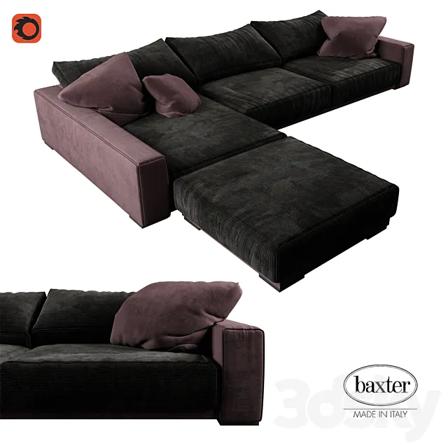 Sofa BAXTER BUDAPEST SOFT 3ds Max