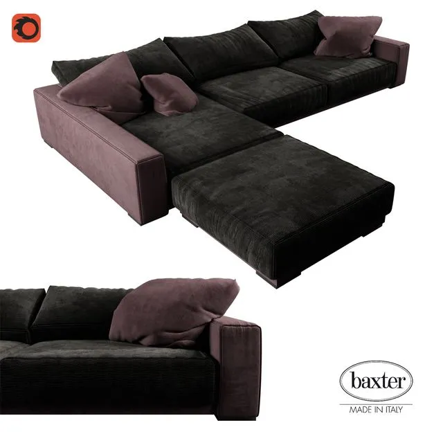 Sofa baxter BUDAPEST SOFT 3dsMax Model