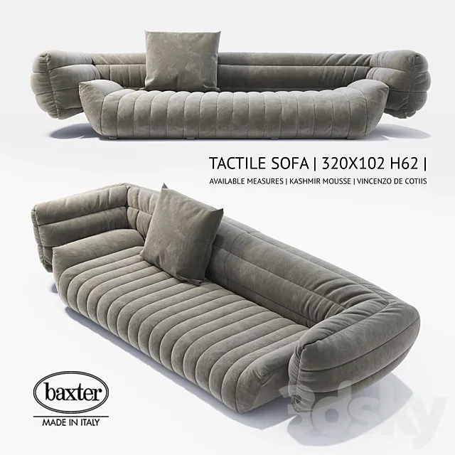Sofa Baxter Tactile 3DS Max Model