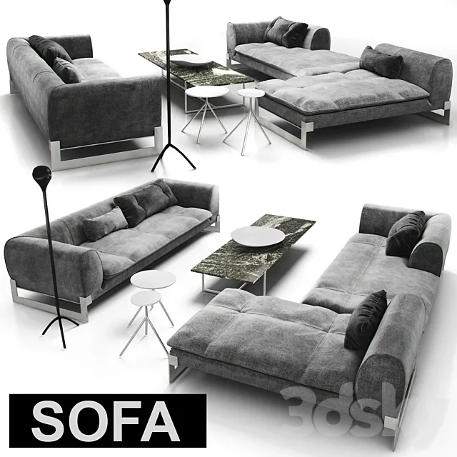 Sofa Baxter Viktor_d1 3DSMax File