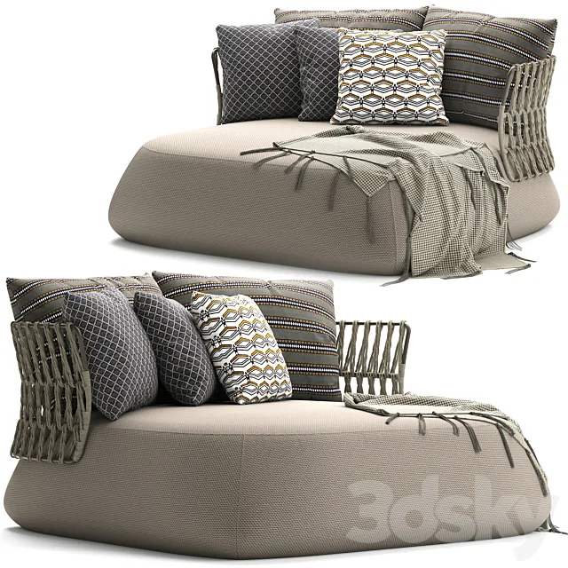 Sofa B&B Fat-Sofa Outdoor FA150 3ds Max