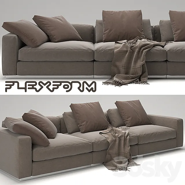 Sofa Beauty – Flexform 3DSMax File