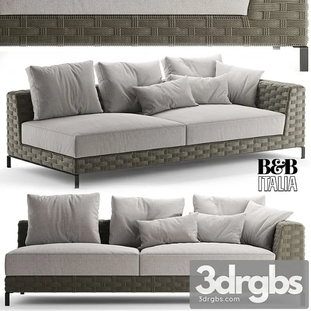 Sofa bebitalia Ray Outdoor Natural 2 3dsmax Download