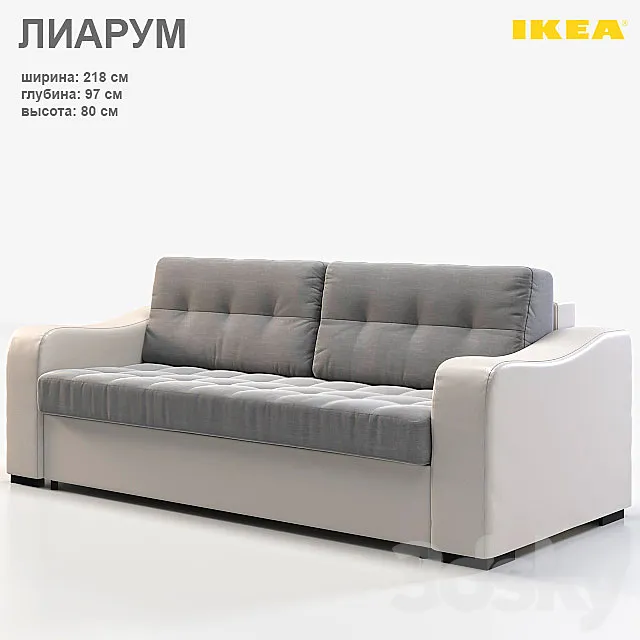 Sofa – bed 3-seat IKEA LIARUM 3DS Max Model