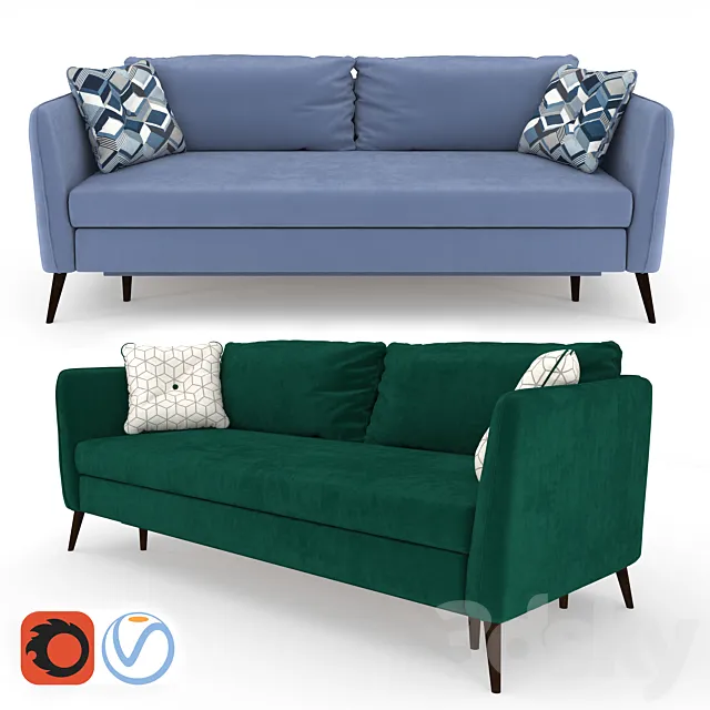 Sofa bed “Alicante”. Hoff 3ds Max