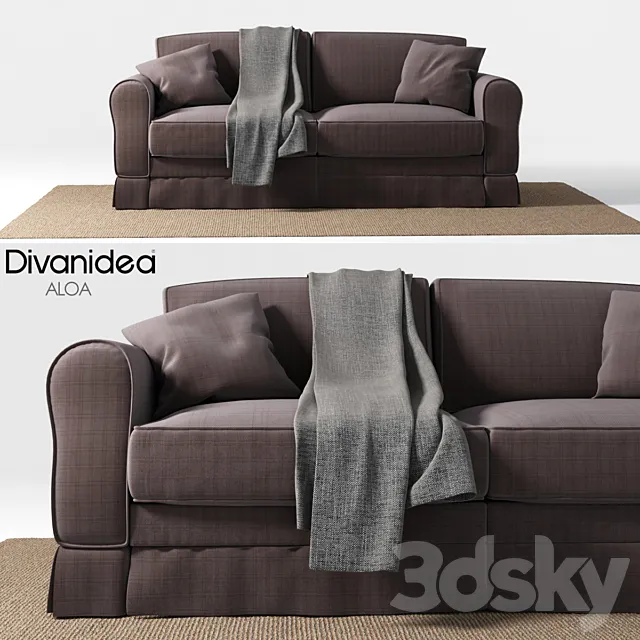 Sofa Bed Divanidea Aloa 3DSMax File