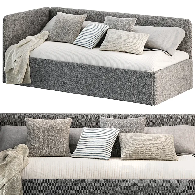 Sofa bed Rafael gray matting from Romack Möbel 3ds Max