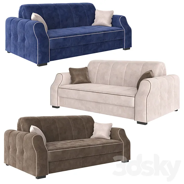 Sofa bed toulouse 3ds Max