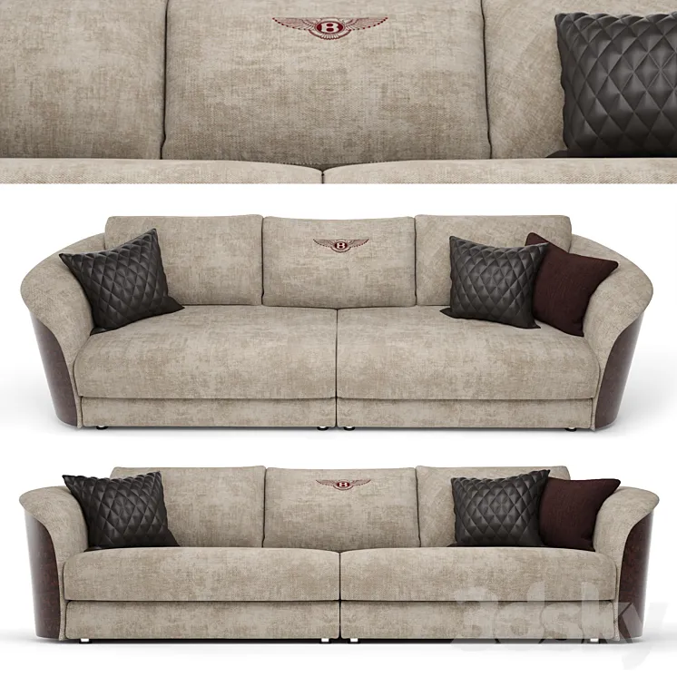Sofa bentley kingswood 3DS Max