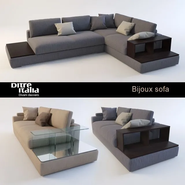 Sofa Bijoux Ditre Italia 3dsMax Model