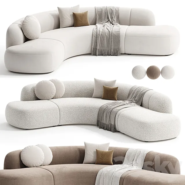 Sofa Bjorn by Eichholtz 3ds Max