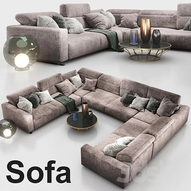 Sofa BoConcept 3ds Max