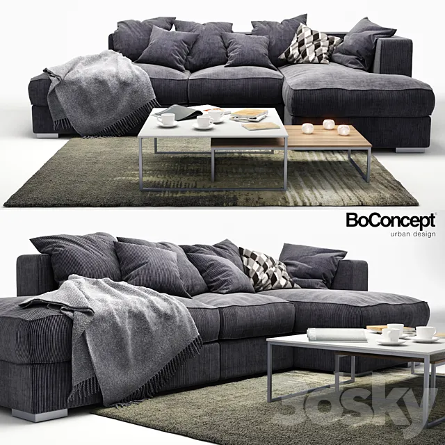 Sofa BoConcept Cenova_ugl 2 3DSMax File