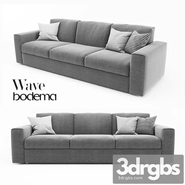Sofa bodema wave 2 3dsmax Download