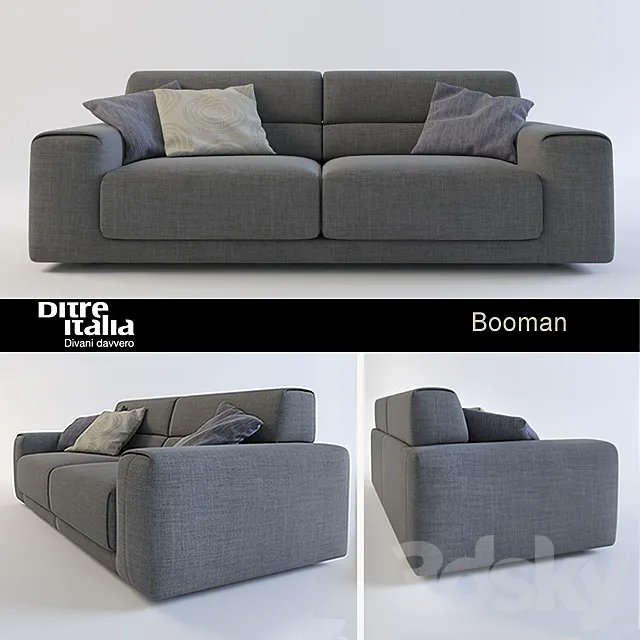 Sofa Booman _ Ditre Italia 3DS Max Model