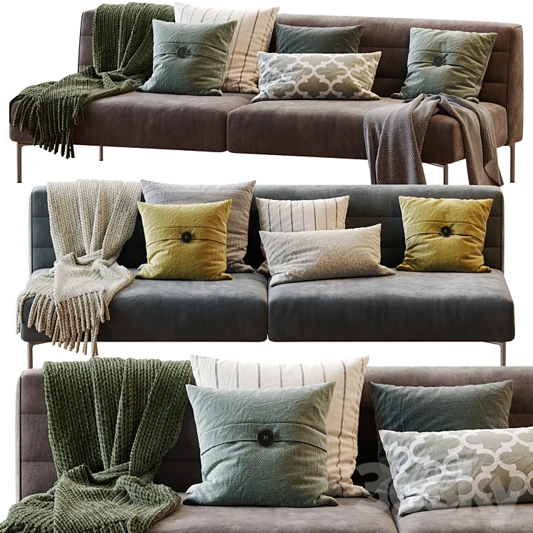 Sofa BOTERO Zanotta 3DS Max Model