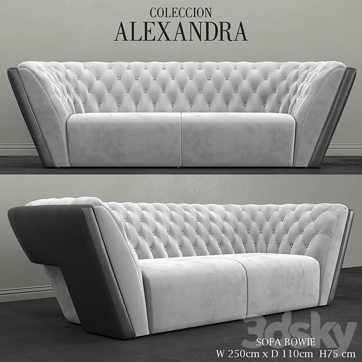 SOFA BOWIE by COLECCION ALEXANDRA 3DS Max