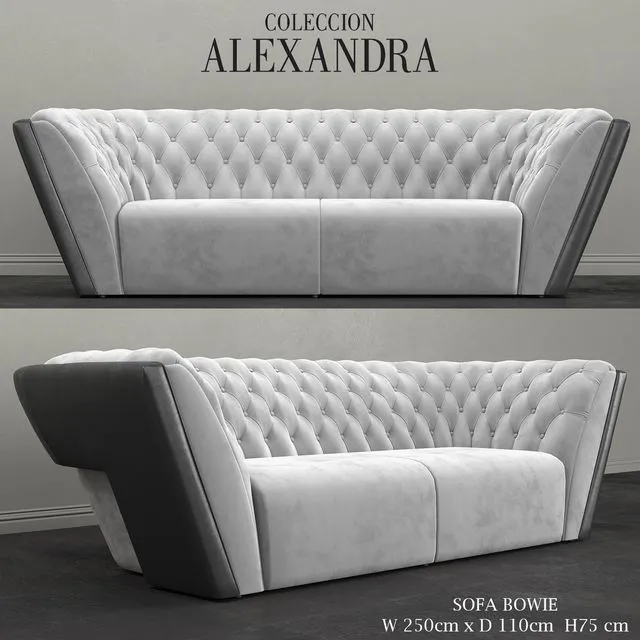 SOFA BOWIE by COLECCION ALEXANDRA 3dsMax Model