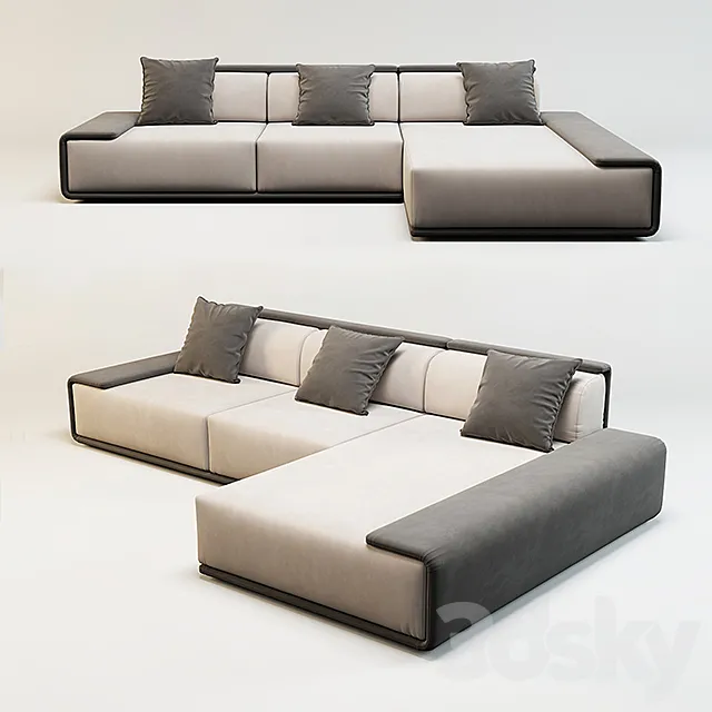Sofa Bradley Plus. 3DSMax File