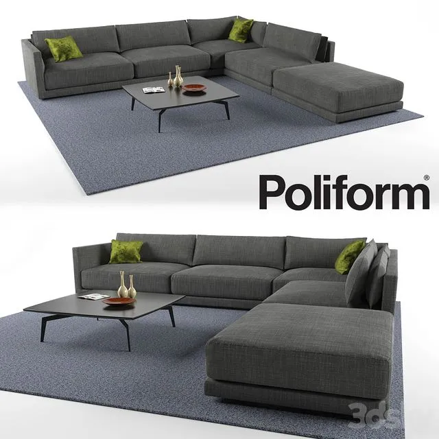 Sofa Bristol (corner) 3dsMax Model