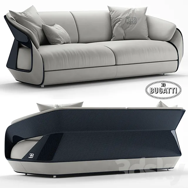 Sofa Bugatti Home Royale Sofa 3DS Max Model