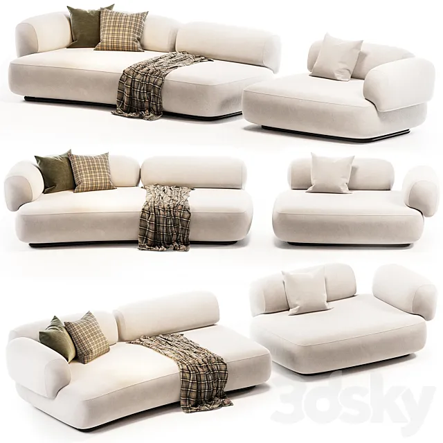 Sofa Cabrera 3ds Max