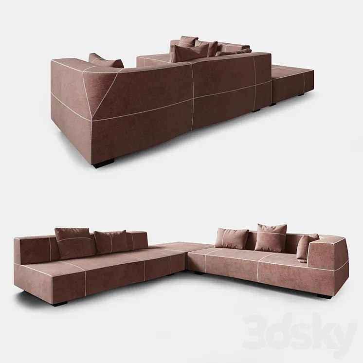Sofa Chelini 3DS Max