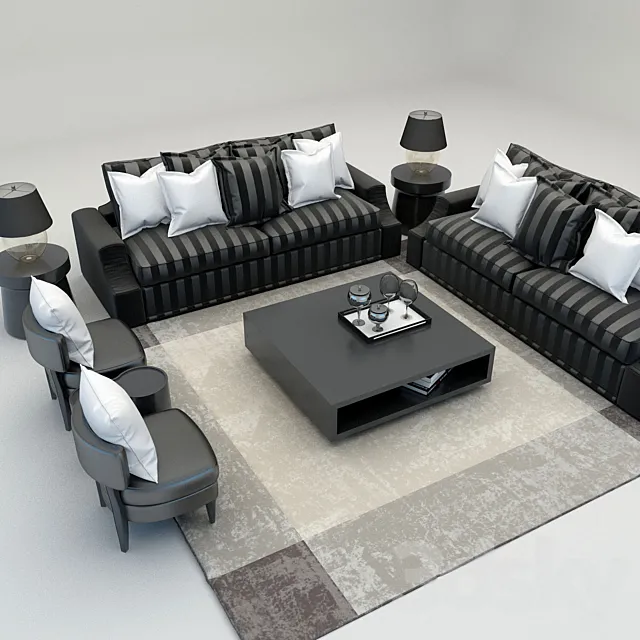 Sofa collection 3DS Max Model