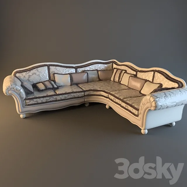 Sofa corner 3ds Max