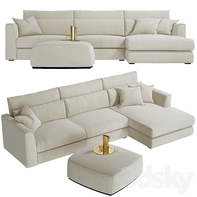 sofa CTS SALOTTI Poltrone Divani Gold 3DS Max Model