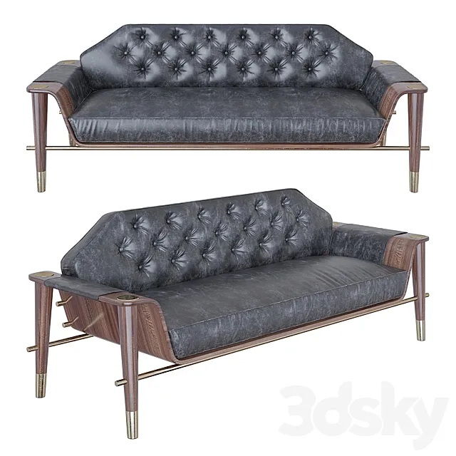 Sofa Curtis 3ds Max