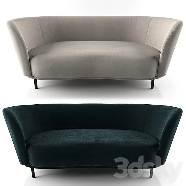 Sofa Dandy 2 Seater 3DS Max Model