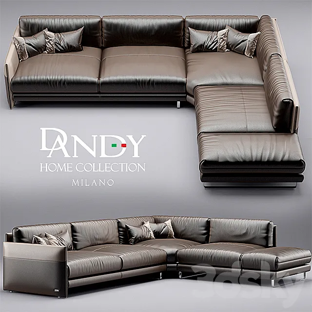Sofa Dandy Home mood 3DSMax File