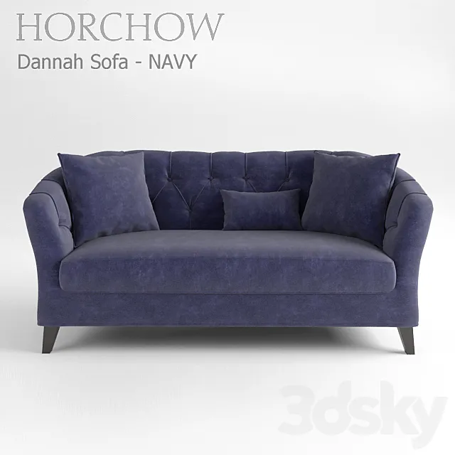sofa Dannah Sofa – NAVY Horchow 3DSMax File