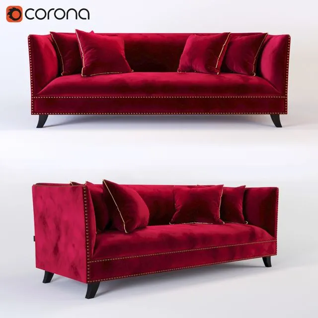 Sofa Dantone Home Cardinal 3dsMax Model