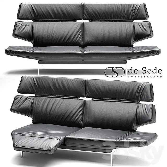 Sofa de Sede DS-480 3ds Max