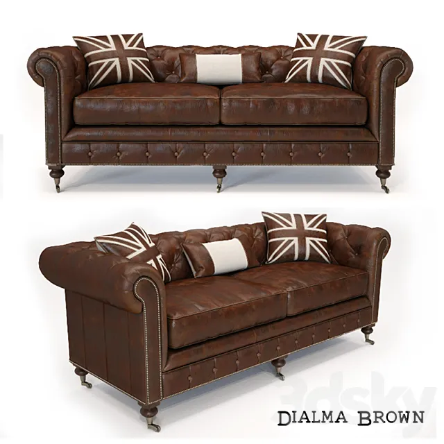 Sofa Dialma Brown 3ds Max