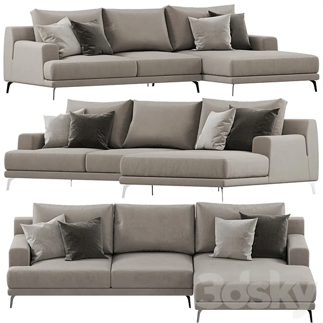 Sofa Ditre Italia Foster 3ds Max