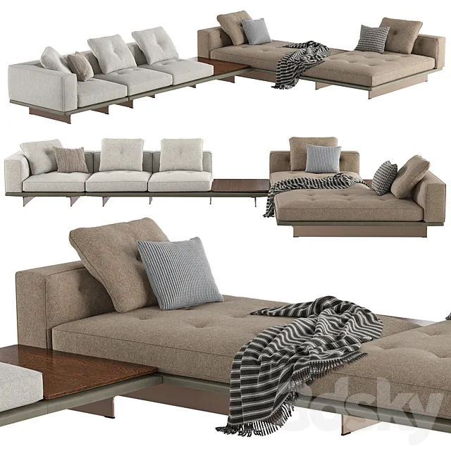 Sofa Dylan composition 02 3ds Max