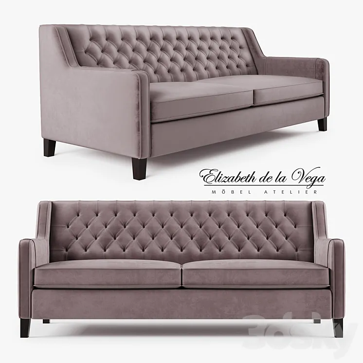 Sofa Elizabeth de la Vega A49 3DS Max