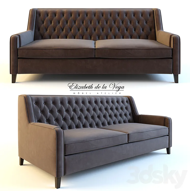 Sofa Elizabeth de la Vega A49 3DS Max