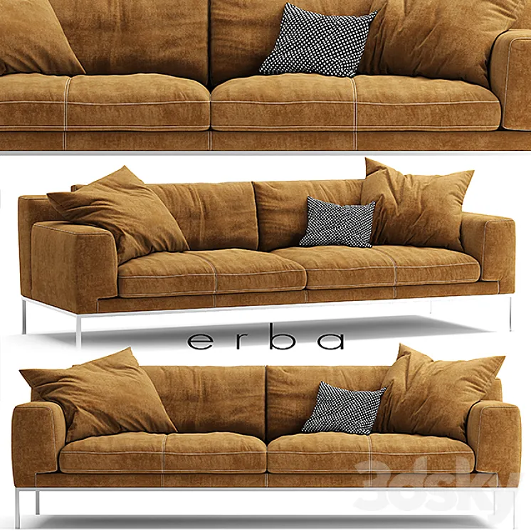 Sofa ERBA ITALIA EDIZIONE Sectional sofa 3DS Max