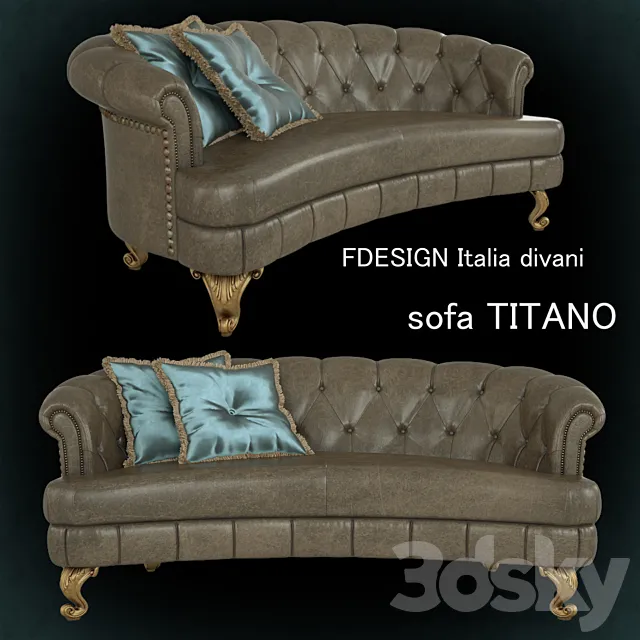 Sofa Factory Titano FDesign 3DSMax File